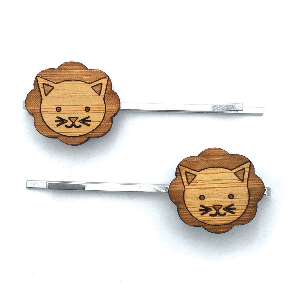 Lion Hair Pin Set