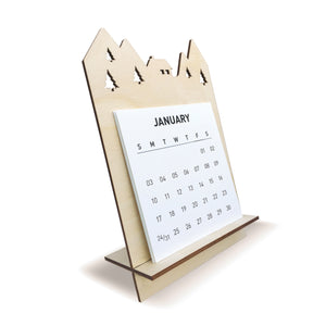 2021 Mountain Cabin Desk Calendar