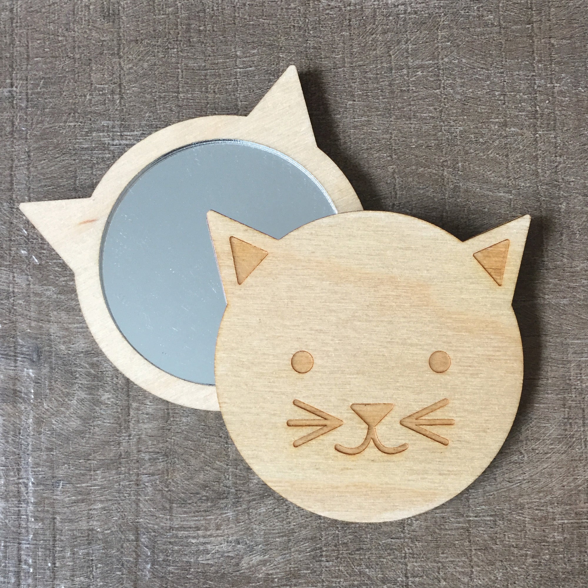 Kitty Cat Pocket Mirror