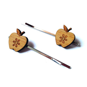 Apple Hair Pin Set