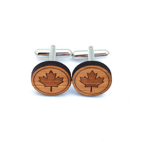 Maple Leaf Cufflinks