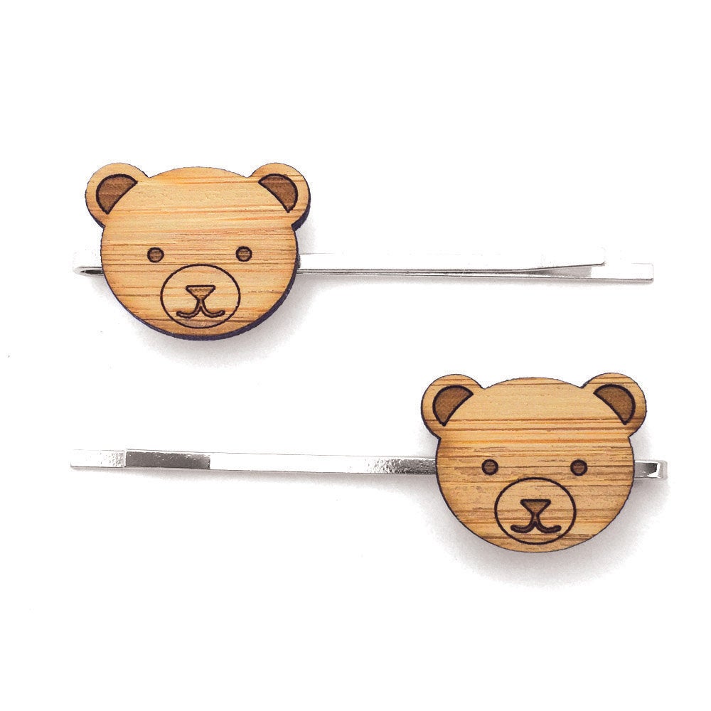 Bear Hair Pin Set