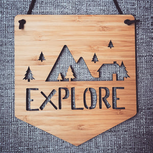Explore Wall Banner